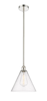 Edison One Light Mini Pendant in Polished Nickel (405|616-1S-PN-GBC-124)