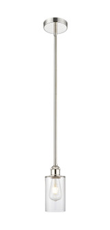 Edison One Light Mini Pendant in Polished Nickel (405|616-1S-PN-G802)