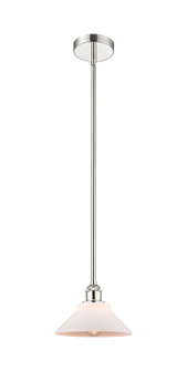 Edison One Light Mini Pendant in Polished Nickel (405|616-1S-PN-G131)