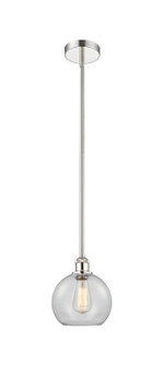 Edison One Light Mini Pendant in Polished Nickel (405|616-1S-PN-G122-8)