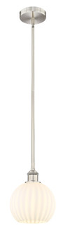 Edison LED Mini Pendant in Polished Nickel (405|616-1S-PN-G121-8-LED)