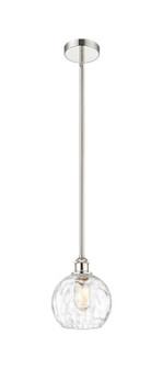 Edison One Light Mini Pendant in Polished Nickel (405|616-1S-PN-G1215-8)