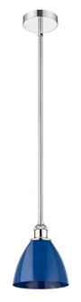 Edison One Light Mini Pendant in Polished Chrome (405|616-1S-PC-MBD-75-BL)