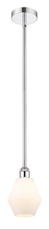 Edison One Light Mini Pendant in Polished Chrome (405|616-1S-PC-G651-6)