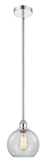 Edison One Light Mini Pendant in Polished Chrome (405|616-1S-PC-G122-8)