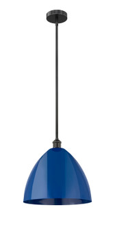 Edison One Light Mini Pendant in Matte Black (405|616-1S-BK-MBD-16-BL)