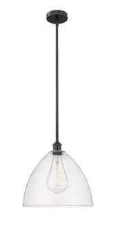 Edison One Light Pendant in Matte Black (405|616-1S-BK-GBD-164)
