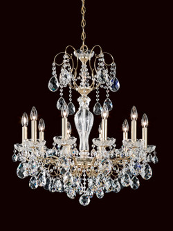 Sonatina Ten Light Chandelier in Antique Silver (53|ST1946N-48S)