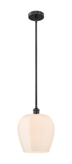 Edison One Light Mini Pendant in Matte Black (405|616-1S-BK-G461-12)