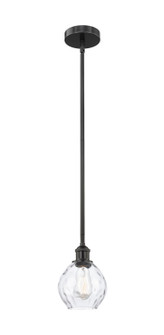 Edison One Light Mini Pendant in Matte Black (405|616-1S-BK-G362)