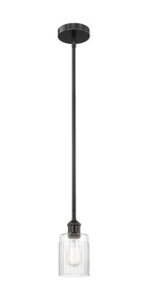 Edison One Light Mini Pendant in Matte Black (405|616-1S-BK-G342)