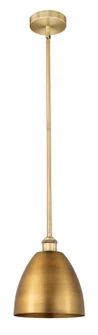 Edison One Light Mini Pendant in Brushed Brass (405|616-1S-BB-MBD-9-BB)