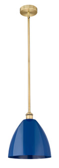 Edison One Light Mini Pendant in Brushed Brass (405|616-1S-BB-MBD-12-BL)