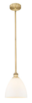 Edison One Light Mini Pendant in Brushed Brass (405|616-1S-BB-GBD-91)