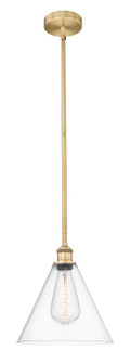 Edison One Light Mini Pendant in Brushed Brass (405|616-1S-BB-GBC-122)