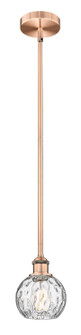 Edison One Light Mini Pendant in Antique Copper (405|616-1S-AC-G1215-6)