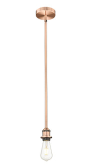 Edison One Light Mini Pendant in Antique Copper (405|616-1S-AC)