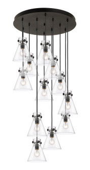 Downtown Urban 12 Light Pendant in Matte Black (405|126-410-1PS-BK-G411-8CL)