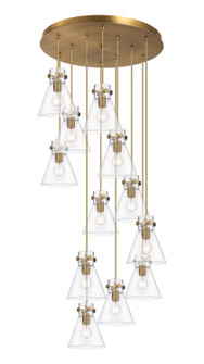 Downtown Urban 12 Light Pendant in Brushed Brass (405|126-410-1PS-BB-G411-8CL) Downtown Urban 12 Light Pendant in Brushed Brass (405|126-410-1PS-BB-G411-8CL)