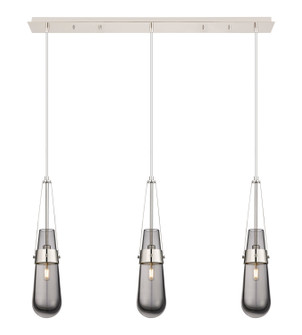 Downtown Urban LED Linear Pendant in Polished Nickel (405|123-452-1P-PN-G452-4SM)