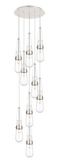 Downtown Urban Nine Light Pendant in Polished Nickel (405|119-452-1P-PN-G452-4CL)
