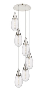 Downtown Urban Six Light Pendant in Polished Nickel (405|116-450-1P-PN-G450-6SCL)