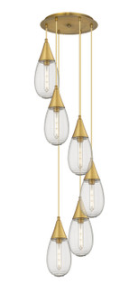 Downtown Urban LED Pendant in Brushed Brass (405|116-450-1P-BB-G450-6SCL)
