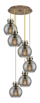 Newton Six Light Pendant in Brushed Brass (405|116-410-1PS-BB-G410-8SM)