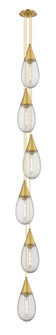 Downtown Urban LED Pendant in Brushed Brass (405|106-450-1P-BB-G450-6SCL)