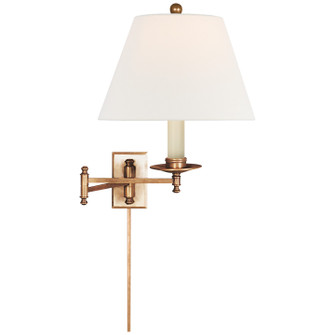 Dorchester3 One Light Swing Arm Wall Sconce in Antique-Burnished Brass (268|CHD 5101AB-L)