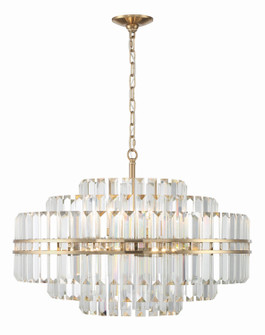 Hayes 16 Light Chandelier in Aged Brass (60|HAY-1407-AG)