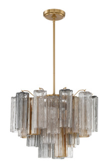 Addis Six Light Chandelier in Aged Brass (60|ADD-306-AG-AU)
