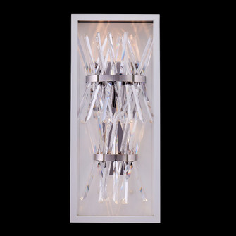 Glacier Estereo LED Outdoor Wall Sconce in Matte White (238|090221-064-FR001)
