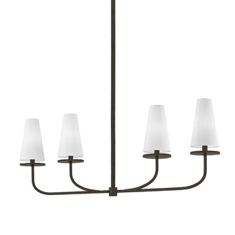 Marcel Four Light Linear Pendant in Textured Bronze (67|F6299-TBZ)