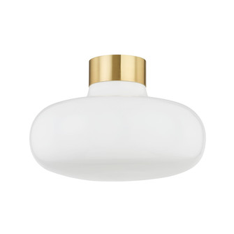 Eliana One Light Flush Mount in Aged Brass (428|H785501-AGB)