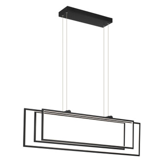 Jestin LED Linear Chandelier in Matte Black (12|84331MBK)