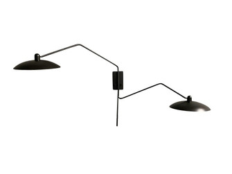 Ridgeline LED Wall Swing Lamp in Black (30|RL276-2-BLK)
