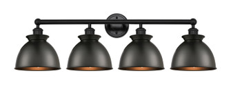 Edison Four Light Bath Vanity in Matte Black (405|616-4W-BK-M14-BK)