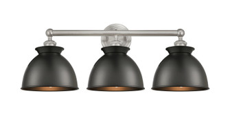 Edison Three Light Bath Vanity in Brushed Satin Nickel (405|616-3W-SN-M14-W)