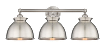 Edison Three Light Bath Vanity in Brushed Satin Nickel (405|616-3W-SN-M14-SN)