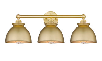 Edison Three Light Bath Vanity in Satin Gold (405|616-3W-SG-M14-SG)