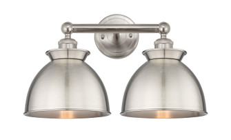 Edison Two Light Bath Vanity in Brushed Satin Nickel (405|616-2W-SN-M14-SN)