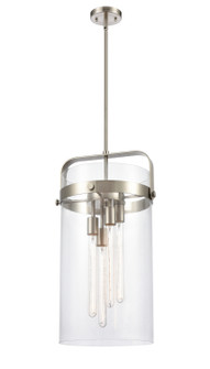 Downtown Urban Four Light Pendant in Polished Nickel (405|413-4S-PN-12CL)