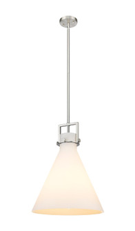 Downtown Urban LED Pendant in Polished Nickel (405|411-1S-PN-16CL-BB-125-LED)