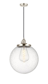 Franklin Restoration One Light Mini Pendant in Polished Nickel (405|201CSW-PN-G204-14)