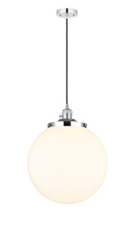 Franklin Restoration One Light Mini Pendant in Polished Chrome (405|201CSW-PC-G201-14)