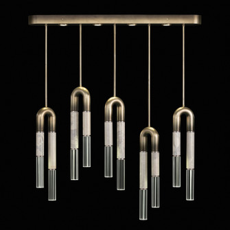 Antonia LED Linear Pendant in Ombre Bronze/Nickel/Smoke (48|923140-622ST)