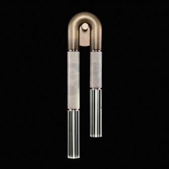 Antonia LED Wall Sconce in Ombre Bronze/Nickel/Smoke (48|922550-622ST)