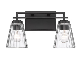 Lyna Two Light Vanity in Matte Black (224|823-2V-MB)