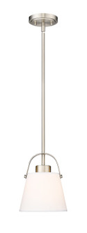Z-Studio One Light Pendant in Brushed Nickel (224|743P8-BN)